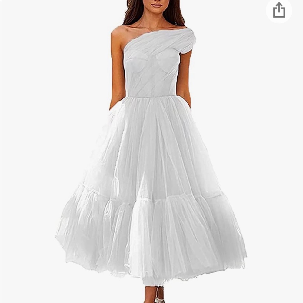 Amazon Brand New Corset White Dress
